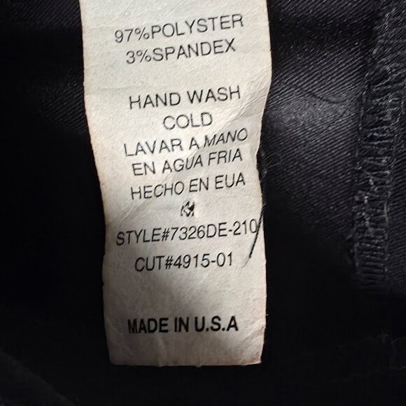 Vintage Divine Skirt Women’s M Black Faux Suede Maxi Long Whipstitch Trim USA - Picture 10 of 10